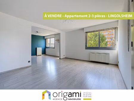 lingolsheim - appartement 2/3p à vendre - lotissement de la bruche