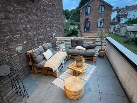 appartement 1 chambre verviers avec terrasse et balcon