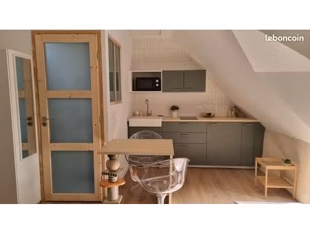 studio étudiant meublé 19 m² – 5 min iut lannion – parking et wi-fi