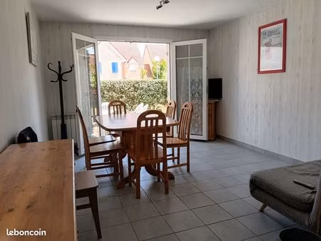 location maison pour etudiant a berck . maison meublée 44m2 .jardin ; 3 pièces  située dan