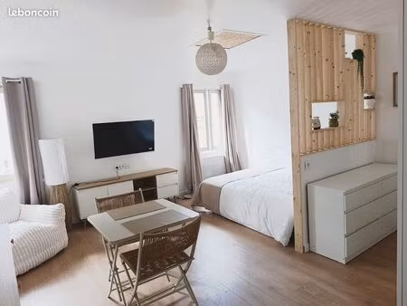 studio meublé entièrement rénové – centre-ville de melle