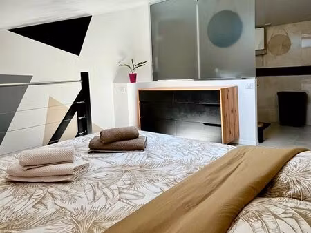 t2 meublé 38 m² | garage fermé | bail étudiant ou mobilité | tout compris