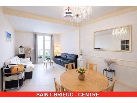 cotes-d'armor - saint-brieuc (22000) - a vendre appartement t3 de charme avec ascenseur et