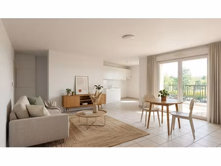 meyzieu centre t3 de 63 m² avec balcon et garage résidence récente