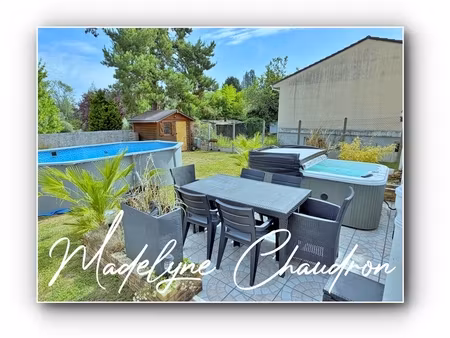 bouray-sur-juine – maison familiale de 120 m² – terrain de 900 m² – piscine – jacuzzi – so