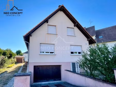 charmante maison de 145 m² habitables sur 5 ares et 73 centiares de terrain à haguenau
