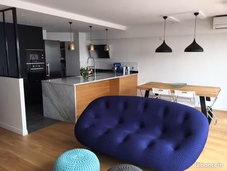 rue alexandre dumas - 3 pièces climatisées + terrasse + parking + cave - 81m² - location m
