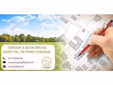 terrain constructible viabilisé à vendre