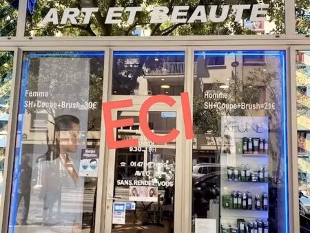 fonds de commerce coiffure 25 m²