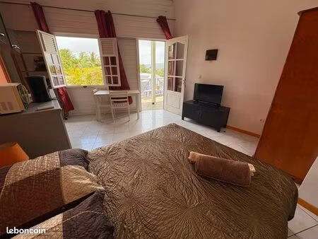 studio équipé avec grande terrasse