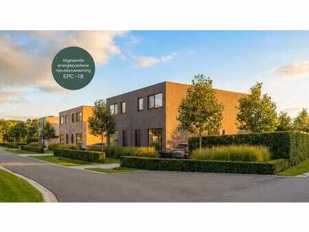 afgewerkte energiepositieve (epc -18) nieuwbouwwoning