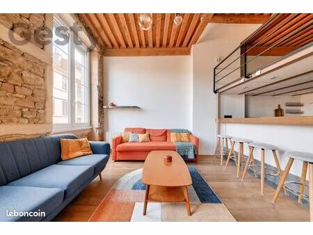 sous-location juil. août - bel appartement t3 à la croix-rousse