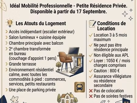 meublé de tourisme t3