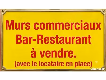 murs restaurant ( avec locataire en place) à vendre gerland