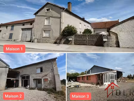 ensemble immobilier compose de 3 maisons