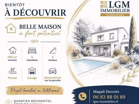 la maison familiale à teyran