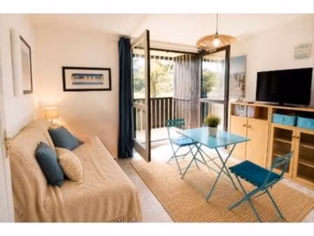 ?️ studio 19 m² à 150m de la plage – balcon – parking sécurisé