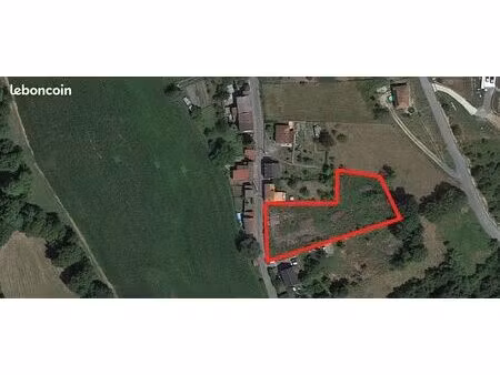 terrain en 2 parcelles 2940m2