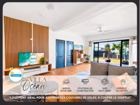 villa océan – maison meublée avec vue mer | petite-île