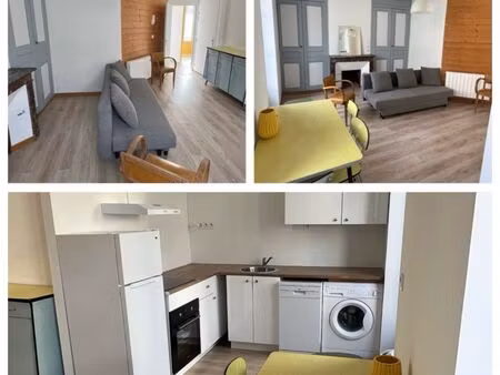 t2 meublé 42 m² – terrasse – vue cathédrale – centre-ville de sens