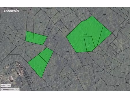 vente parcelles forestières - commune de meyrals