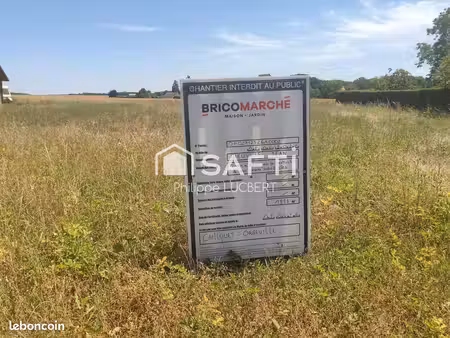 terrain 882 m² caillouet-orgeville