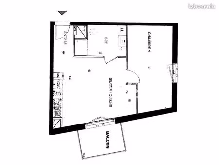 appartement 2 pièces 40 m²