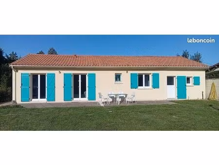maison 85 m² + studio attenant 25 m² entièrement rénovée sur 5 600 m² de parc avec accès à