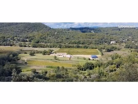 8 ha de vignes  oliviers  pistachiers + terres à planter prairies et bois