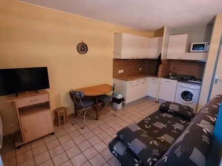 appartement 2 pièces meublé avec jardin