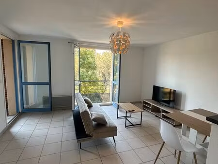 à louer – charmant t2 meublé de 42 m² avec balcon – nailloux