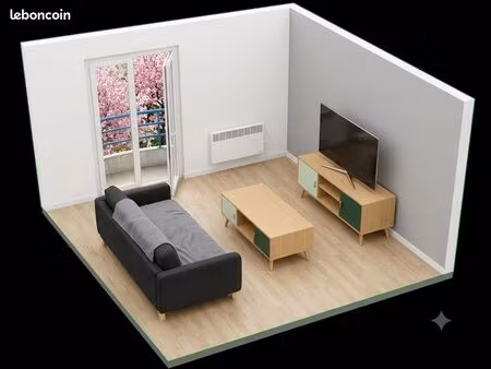 idéal étudiant – t2 meublé rénové avec balcon et parking – à 50 m du tramway – blagnac