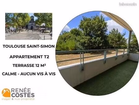 appartement en viager 2 pièces 45 m²