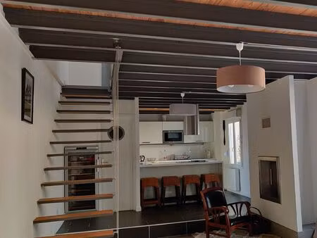 maison de ville meublée avec extérieur - barrière st genes-talence