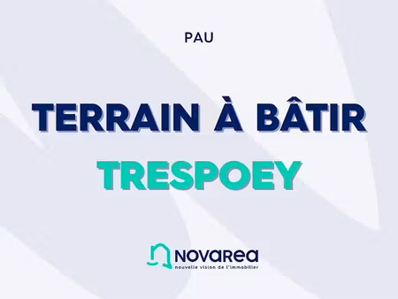 vente terrain 1000 m² à pau (64000)  265 000 €