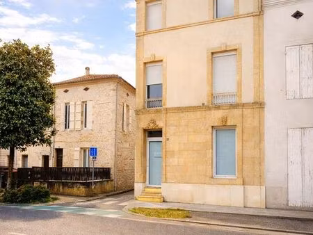 maison en pierre avec local professionnel et appartement duplex + cave – quartier jayan