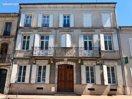 magnifique maison de maître rénovée 300m2 - 9 pièces - faible taxe foncière
