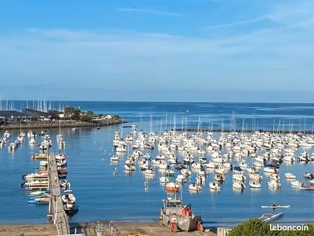 t1 pornichet - face mer & port - 32m2 avec loggia fermée