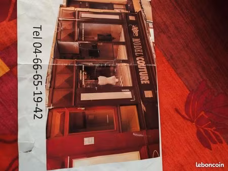 a louer magasin plus cave rue droite à mende