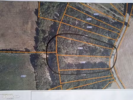 terrain ombragé non inondable accès privé sans vis à vis