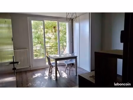 studio meublé 25 m² – balcon + parking – la riche (proche centre tours)