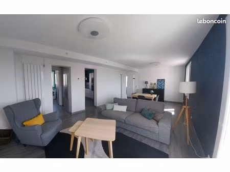 loue grand meublé rénové 72 m2  2 chambres  à st avertin