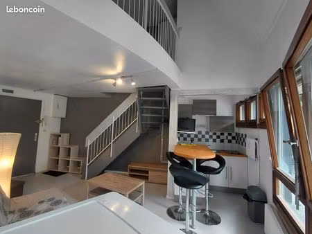 f2 en duplex  mezzanine et garage
