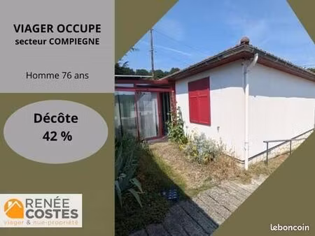 maison en viager 3 pièces 41 m²
