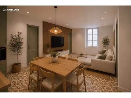 t3 entièrement rénové – 66 m² sans extérieur – disponible début décembre