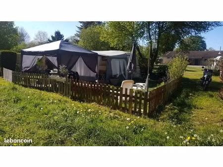 caravane sur terrain 4 places