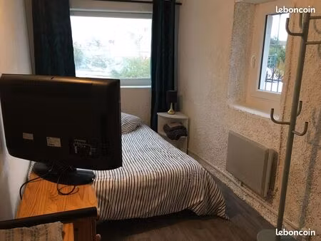 studio meublé arzon 2 pièces 22 m² + jardin ensoleillé