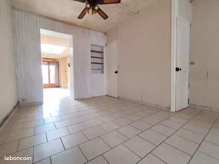 maison de ville 95 m² – 3 chambres + bureau – jardin – secteur recherché