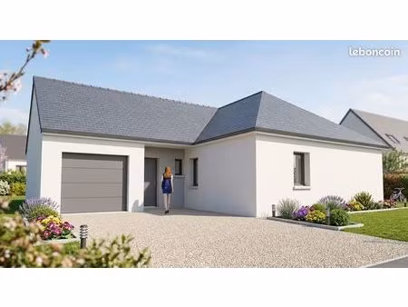 projet de construction d'une maison 101 m² avec terrain à entrammes (53)