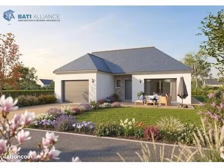 projet de construction d'une maison 100 m² avec terrain à quelaines-saint-gault (53)